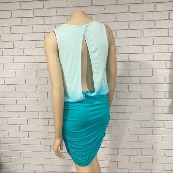 Young Fabulous & Broke Stacey Turquoise Mini Dress - Picture 6 of 6
